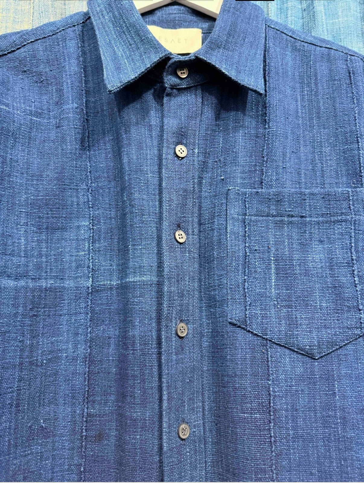 YESAET- Ouaga Shirt - Indigo